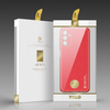 Dux Ducis Yolo elegant cover made of ecological leather for Samsung Galaxy A13 5G red
