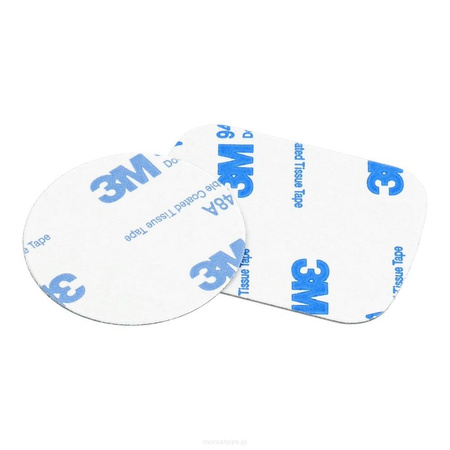 Blaszki do Uchwytu Magnetycznego Blaszka 2x Metalowe Nakładki srebrne