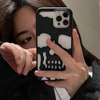 ETUI SKULL IPHONE 14 PLUS, MATT BLACK / CZARNY