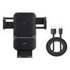 Baseus Wisdom induction charger car phone holder for sticky note black (CGZX000001)
