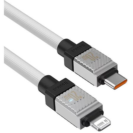 Baseus kabel CoolPlay USB-C - Lightning 2m 20W biały