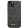 Guess GUHCP14SG4GFGR iPhone 14 6.1 &quot;gray / gray hard case 4G Metal Gold Logo