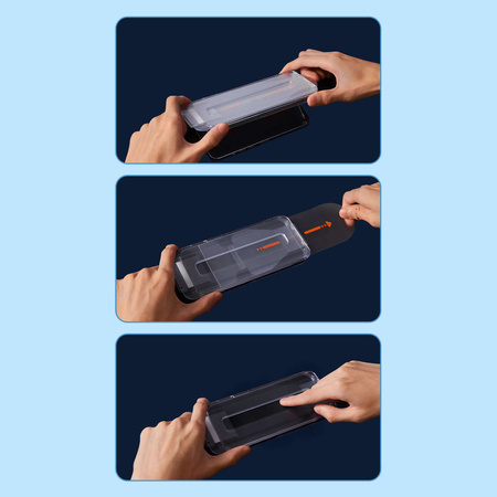 Baseus szkło hartowane do iPhone 14 Pro na cały ekran z osłoną na głośnik 0.4mm + zestaw montażowy
