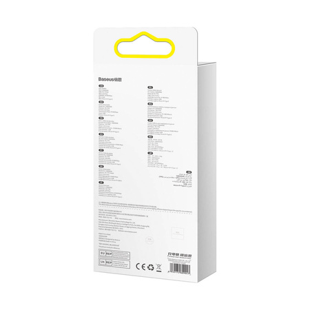 Baseus Bright Mirror 2 3in1 USB Typ A Kabel - Micro USB + Lightning + USB Typ C 3.5A 1.1m lila (CAMJ010005)