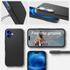 Spigen Liquid Air iPhone 16 Plus czarny/matte black ACS08066