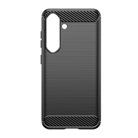 Etui silikonowe Carbon Case na iPhone 16e - czarne