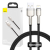Baseus Cafule Series Metal Data Cable USB to IP 2.4A 0.25m Black