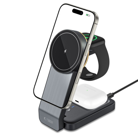 TECH-PROTECT ŁAD IND QI15W-A28 MAGSAFE WIRELESS BLACK