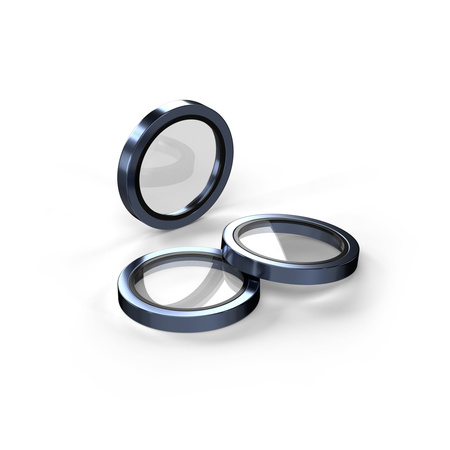 Etteri szkło na aparat do iPhone 15 Pro / 15 Pro Max niebieski