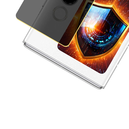 Nubia Flip 2 (front) - 3mk Silky Matt Privacy