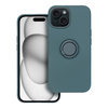 Futerał SILICONE RING do IPHONE 15 zielony