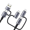 USAMS Kabel 240W 6w1 Fast charging 2m Data Cable Aluminium Alloy Sufeng Seria 2M (SJ738)