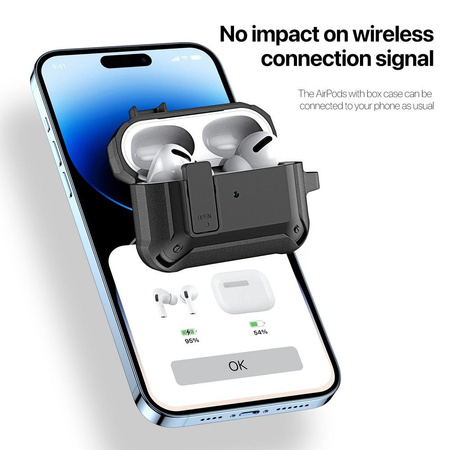 DUX DUCIS futerał PECO ochronny typu armor na AirPods Pro 2 czarny