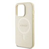 Guess GUHMP15LPSAHMCB iPhone 15 Pro 6,1&quot; Gold/Gold Hardcase Saffiano MagSafe