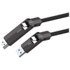 Kabel 4smarts ComboCord USB4 HDMI 240W   1.5m czarny