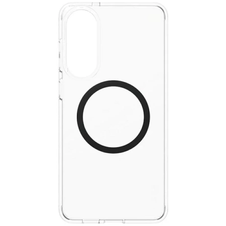 CARE by PanzerGlass Flagship Urban Combat Black QI Case for Samsung Galaxy S25 Edge - Transparent