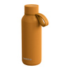 Quokka Solid With Strap - Butelka termiczna ze stali nierdzewnej 510 ml z paskiem (Mustard)