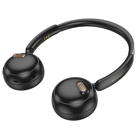 HOCO słuchawki bezprzewodowe bluetooth nagłowne W62 czarne