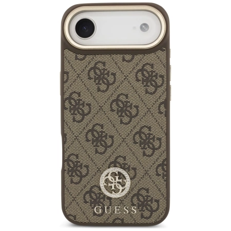 Guess 4G Strass Logo MagSafe Case für iPhone Air - Braun
