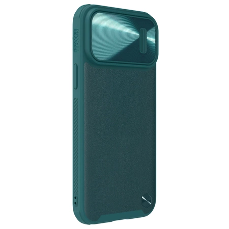 Nillkin CamShield Leather S Case iPhone 14 Pro Max case with camera cover green