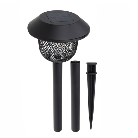 Forever Light Lampa solarna LED SUNARI FLS-30 Słupek stalowy 2 czarny