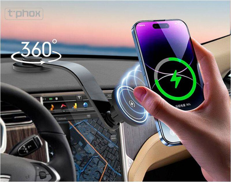 SAM T-PHOX MAG ON HANDLE 15W MAGNETIC WIRELESS BLACK