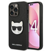 Karl Lagerfeld Saffiano Choupette Head Patch Case - Etui iPhone 14 Pro Max (czarny)