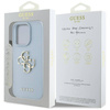 Case IPHONE 16 PRO MAX Guess Grained Big 4G Logo Small Classic Logo blue