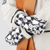 Qunature Panda Heat Transfer Kinder-Skihandschuhe, Größe S – Schwarz/Weiß