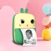 Mini-Thermodrucker für Kinder mit Kamera und Camcorder - Grün