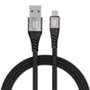 Kabel Blue Star z oplotem ze złączem micro USB 2A