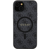 Oryginalne Etui GUESS Hardcase GUHMP15SG4GFRK do iPhone 15 (Kompatybilny z Magsafe / 4G Ring classic logo / czarny)