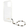 Guess GUHCP13LKPSWH iPhone 13 Pro / 13 6.1 &quot;Transparent hardcase White Pearl
