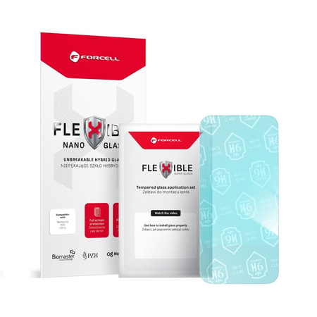 Forcell Flexible Nano Glass - szkło hybrydowe do iPhone 15 Plus