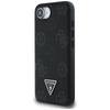 GUESS futerał do IPHONE 16e (SE 4 2025) kompatybilny z MagSafe GUHMPSE4PGBTMK (Grained PU Hot Stamp Peony Triangle Logo) czarny