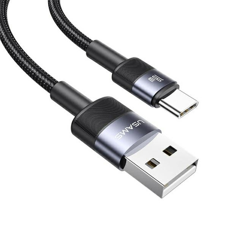 USAMS SET Kabel USB na USB-C 3A 1.2mFast Charging stalowy/tarnish 30 szt. SJ718ZJ01 (US-SJ718)