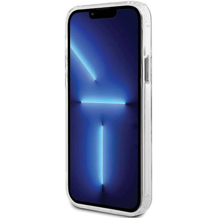 Guess GUHMP12MHTRMS iPhone 12/12 Pro 6.1" srebrny/silver hard case Metal Outline Magsafe
