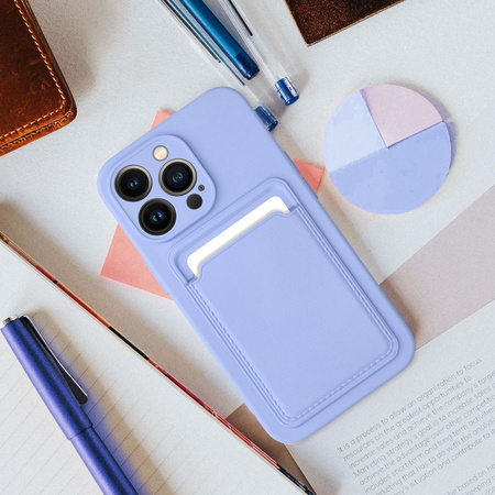 Futerał CARD CASE do XIAOMI Redmi 13C fioletowy