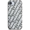 Karl Lagerfeld IML Repeat Logo case for iPhone 16e - silver