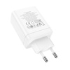 HOCO ładowarka sieciowa 2 x Typ C + USB A QC PD 35W N33 biała