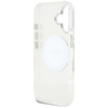 Guess IML Metal Colored Circle Classic Logo MagSafe - Etui do iPhone 16 (biały)