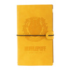 Harry Potter - Skórzany notatnik podróżny Hufflepuff 12x19,6 cm (Żółty)