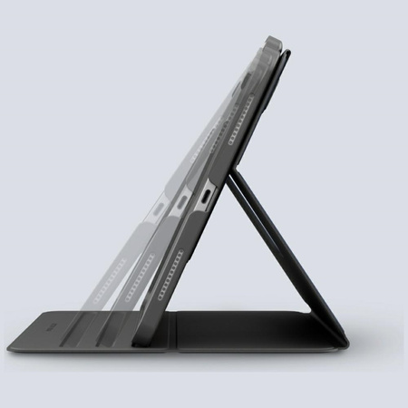 Etui UNIQ Rovus Snapmount Magnetic 360   Rotating Detachable do iPad 11" A16 (2025) / iPad 10.9" 10 gen. (2022) szary