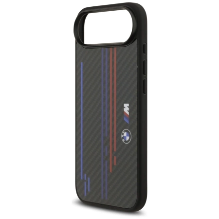 BMW M Kevlar Lines &amp; Logo MagSafe Case für iPhone Air – Schwarz