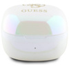 Guess 4G Printed Logo - Słuchawki Bluetooth TWS + etui ładujące (biały)