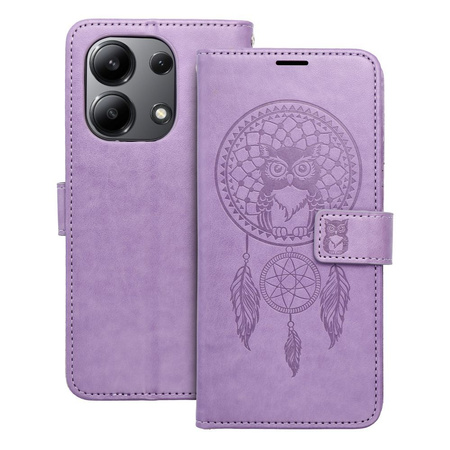 Kabura MEZZO Book do XIAOMI Redmi NOTE 13 4G łapacz snów fioletowy