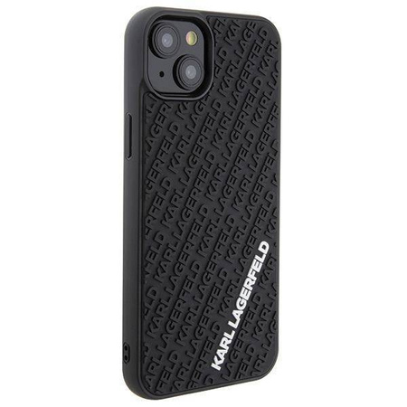 Karl Lagerfeld nakładka do iPhone 15 Plus 6,7" KLHCP15M3DMKRLK czarna HC 3D Multi Logo