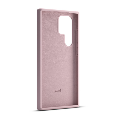 Nakładka Etteri Silicone Case do Samsung Galaxy S24 Ultra jasnoróżowa