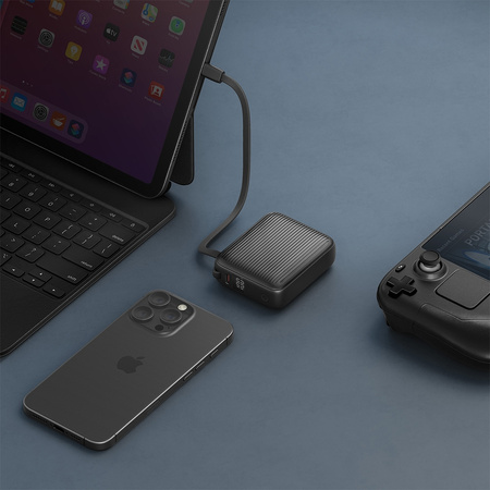 PowerBank Energea Integra Mini 35        10000mAh kabel USB-C PD35W szary