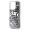Case IPHONE 16 PRO DKNY Hardcase Liquid Glitter Arch Logo (DKHCP16LLBNAEK) black